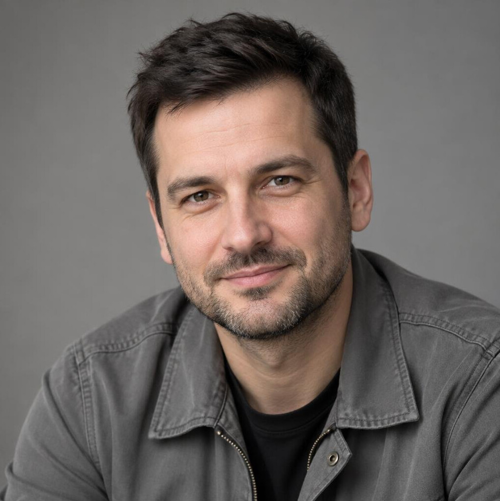Portrait of a man in a casual jacket